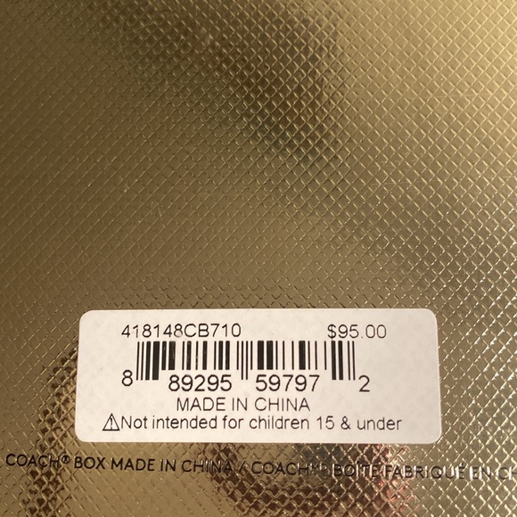 NIB Coach Pillow Heart Locket Necklace 16”+2” - Picture 10 of 10